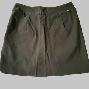 S.C.& CO.Womens Black Active Sports Tennis Pull On Skort- Sz-12